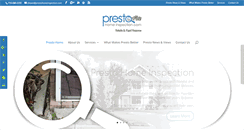 Desktop Screenshot of prestohomeinspection.com